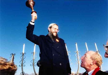 Dec. 1987: Yosef Mendelevich at the "Freedom Sunday" March on Washington for Soviet Jewry