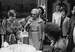 Mar. 1979: Congressional Wives for Soviet Jewry and other activists meet wife of Israeli Prime Minister Menachem Begin