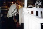 Oct. 1985: Reading Torah, Kyiv Synagogue